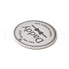 Non-Tarnish Father's Day Theme 304 Stainless Steel Pendants STAS-E171-01P-3