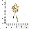 Brass Micro Pave Cubic Zirconia Pendants KK-S531-13G-B-3