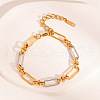 Stainless Steel Oval Link Chain Bracelets for Women GS2398-3-2