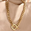 Rhombus Toggle Stainless Steel Pendant Necklaces for Women FS-WG6DB9B-01-2