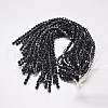 Opaque Solid Color Imitation Jade Glass Beads Strands EGLA-A039-P4mm-D17-3