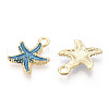 Alloy Enamel Pendants X-PALLOY-T056-08A-2