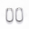 304 Stainless Steel Huggie Hoop Earrings X-STAS-S103-21P-1
