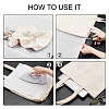 Cotton Hot Melt Adhesive Lining Fabic DIY-WH0028-22A-4