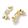 Rack Plating Alloy Rhinestone Pendants PALLOY-F311-20G-01-2