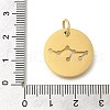 Ion Plating(IP) 304 Stainless Steel Pendants STAS-M074-02A-G-3