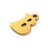 201 Stainless Steel Charms STAS-U016-01G-B-2