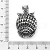 304 Stainless Steel Pendants STAS-Z098-04AS-3
