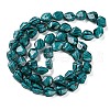 Handmade Gold Sand Lampwork Beads Strands LAMP-U001-01H-2