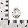 Ocean Theme Brass Charms KK-C096-13C-P-3
