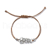 304 Stainless Steel Macrame Pouch Bracelet Making for Stone Holder AJEW-JB01193-2