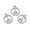 201 Stainless Steel Pendants STAS-P312-04P-4