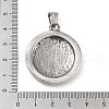 Retro 304 Stainless Steel Pendants STAS-I205-23AS-A-3