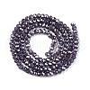 Electroplate Glass Beads Strands EGLA-A044-T2mm-A15-3