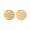 Ion Plating(IP) 304 Stainless Steel Charms STAS-Q215-27G-03-1