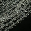 Glass Beads Strands EGLA-E010-8x12mm-09-2