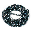 Opaque Glass Beads Strands EGLA-A035-P3mm-A17-2