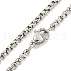 Alloy Pendant Necklace NJEW-B103-01AS-02-3