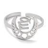 304 Stainless Steel Constellation Rings for Women RJEW-U024-01P-02-2