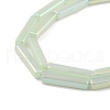 Electroplate Glass Beads Strands EGLA-Q128-11A-AB02-3