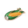 Alloy Enamel Pendants ENAM-A008-29KCG-2