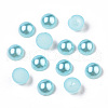 ABS Plastic Imitation Pearl Cabochons SACR-S738-8mm-Z19-2