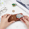 Portable Faux Suede Single Watch Pouch Storage Bags ABAG-WH0035-034-3