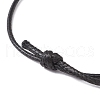 Adjustable Waxed Polyester Cord Bracelet Making AJEW-JB01312-02-3