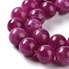 Dyed Natural Malaysia Jade Beads Strands G-G021-02C-03-3