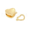 Brass Interlocking Clasps KK-U059-04G-2