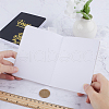 Imitation Leather Wedding Guestbooks Notepad with Gold Foil AJEW-WH0348-157-3