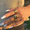 Alloy Finger Ring Sets for Women WGE0568-03-3