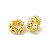 Rack Plating Brass Beads KK-B088-01A-03G-1