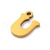 201 Stainless Steel Charms STAS-U016-01G-U-2
