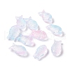 Transparent Spray Painted Glass Beads X1-GLAA-I050-10H-1