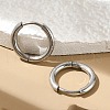 Tarnish Resistant 202 Stainless Steel Huggie Hoop Earrings X-EJEW-F111A-14mm-P-2