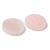 Natural Rose Quartz Coaster G-P462-03A-01-2