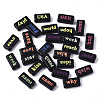 Opaque Acrylic Beads X-MACR-N008-24-1