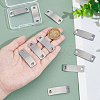 Unicraftale 10Pcs 304 Stainless Steel Shoelace Charms STAS-UN0057-55-4