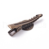 Hair Accessories Iron Alligator Hair Clip Findings X-IFIN-L035-05AB-NF-2