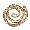 Electroplate Glass Beads Strands EGLA-S194-03A-E01-2