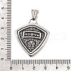 304 Stainless Steel Pendants STAS-R163-01AS-3