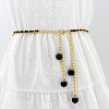 Alloy with Plastic Round Beaded Waist Beads FS-WGA9A61-01-1