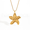 Ocean Starfish Stainless Steel Pendant Necklaces for Women XQ7683-2-2
