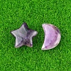Natural Tiger Eye Healing Moon & Star Ornaments X1-PW-WG13036-05-1