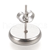 Non-Tarnish 304 Stainless Steel Stud Earring Settings X-STAS-K202-05D-P-3
