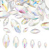 ARRICRAFT 60Pcs 6 Styles Horse Eye Sew on Rhinestone ACRT-AR0001-01A-1