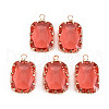 Transparent Glass Pendants GLAA-S193-005-A05-1