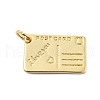 Brass Pendants KK-H206-02C-G-1