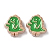 10Pcs Acrylic Enamel Beads OACR-H048-01C-01-1
